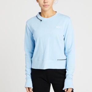 NWT SoulCycle Zip Sweatshirt w/ Embroidery
